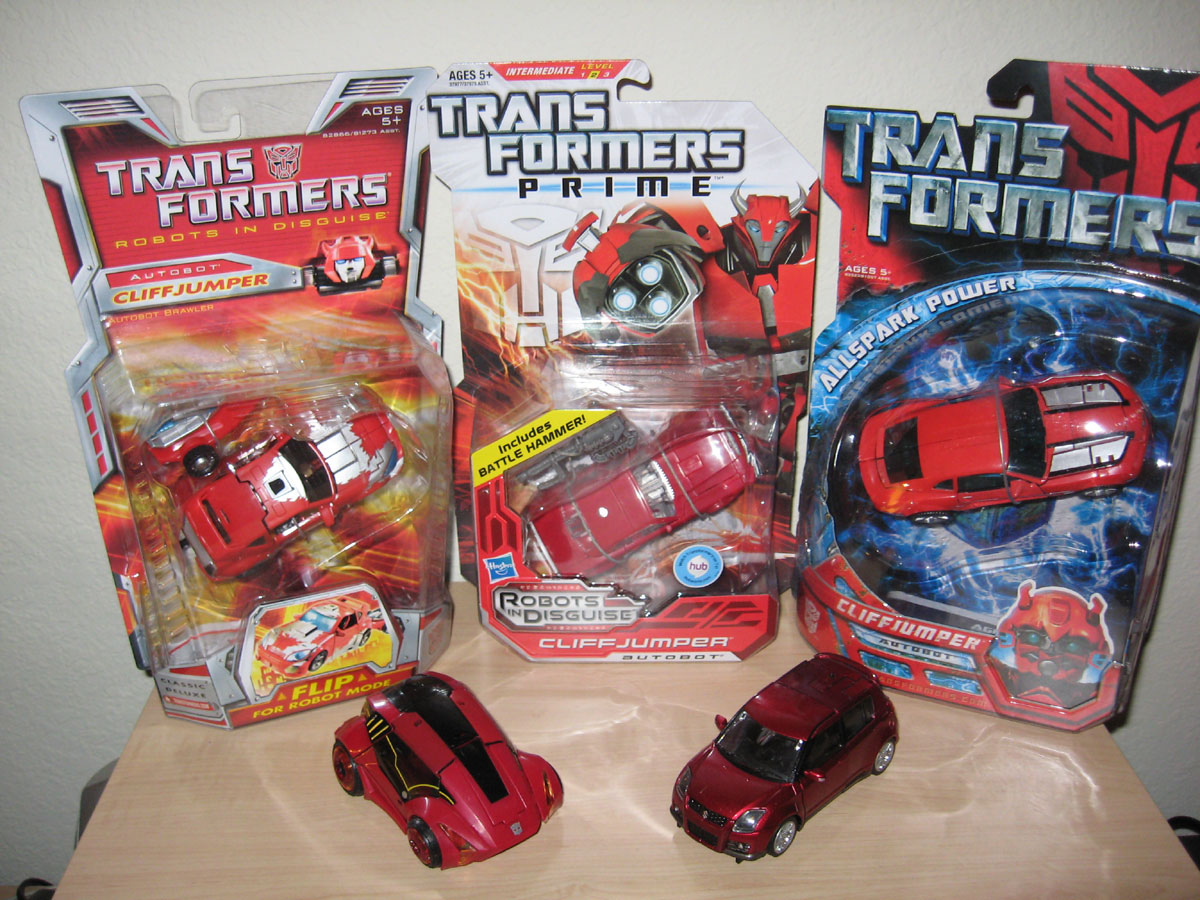 Transformers Prime Toys Cliffjumper
